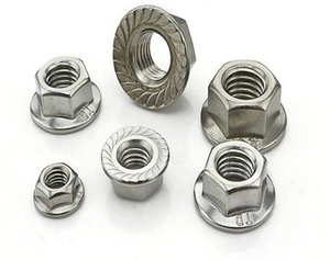 不锈钢六角法兰螺母